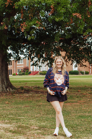 Go Tigers Sequin Pullover