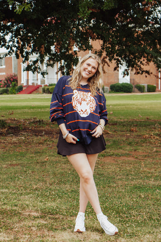 Go Tigers Sequin Pullover