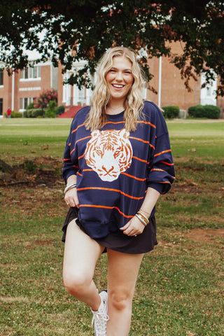 Go Tigers Sequin Pullover