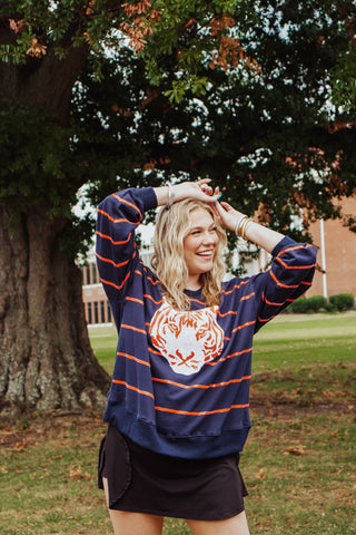 Go Tigers Sequin Pullover