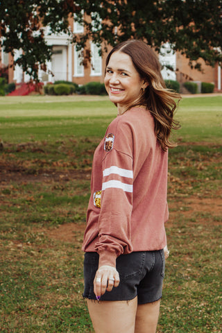 Football Sequin Pullover *Final Sale*