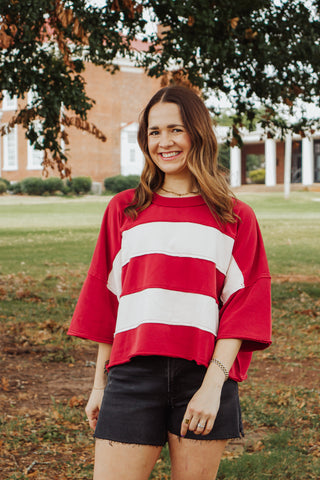 Casual Saturday Color Block Top