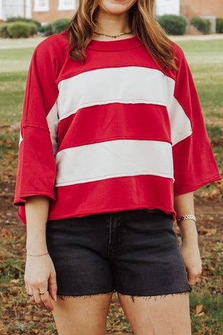 Casual Saturday Color Block Top