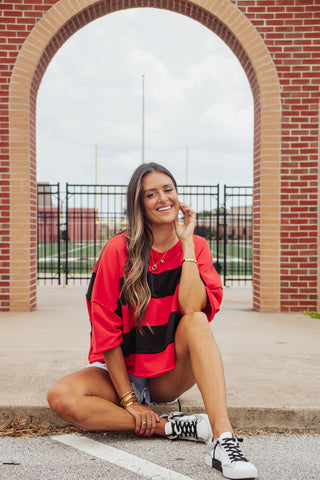 Casual Saturday Color Block Top