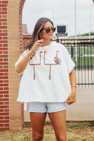 Goal Post Sequin Top *Final Sale*