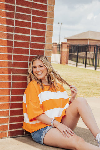 Casual Saturday Color Block Top