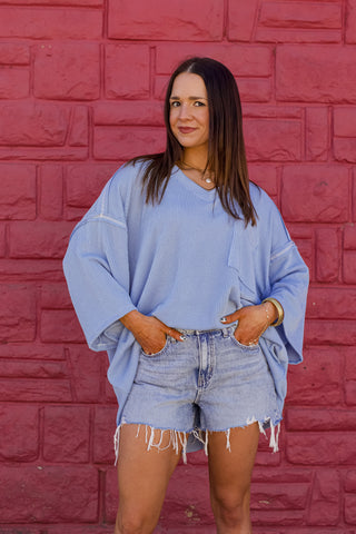 Only Go Forwards Oversized V Neck Tunic