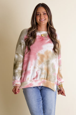 Feeling Like This Tie Dye Pullover
