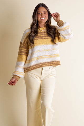 Quick Chat Striped Sweater