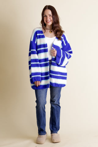 Mountain Views Striped Cardigan