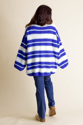 Mountain Views Striped Cardigan