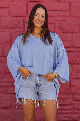 Only Go Forwards Oversized V Neck Tunic