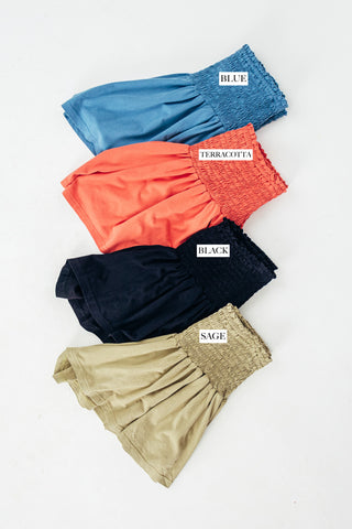 Let's Meet Later Flare Shorts *Final Sale*