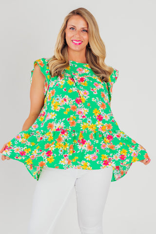 Steal Your Attention Peplum Top *Final Sale*