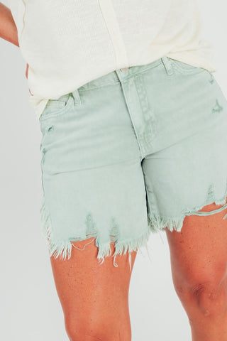 Abstracted High Rise Shorts *Final Sale*