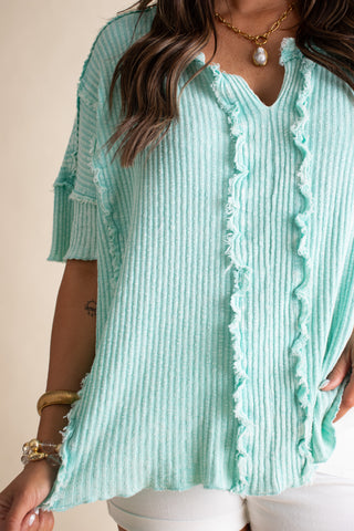 Spring Fling Mineral Wash Top *Final Sale*