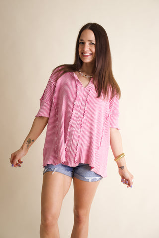 Spring Fling Mineral Wash Top *Final Sale*