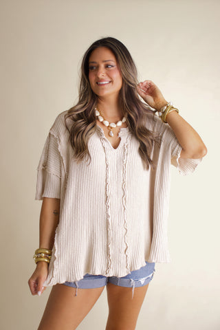 Spring Fling Mineral Wash Top *Final Sale*