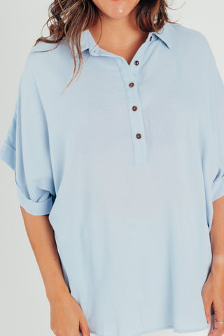 One And Only Button Front Top *Final Sale*