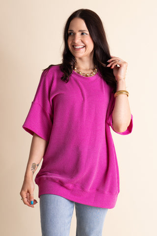 Jump For Joy Urban Ribbed Top *Final Sale*