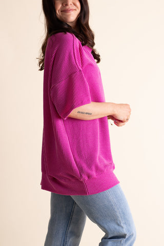 Jump For Joy Urban Ribbed Top *Final Sale*