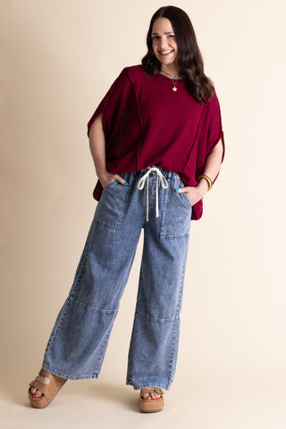 Pretty Woman Drop Shoulder Top