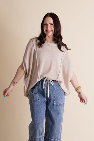 Pretty Woman Drop Shoulder Top