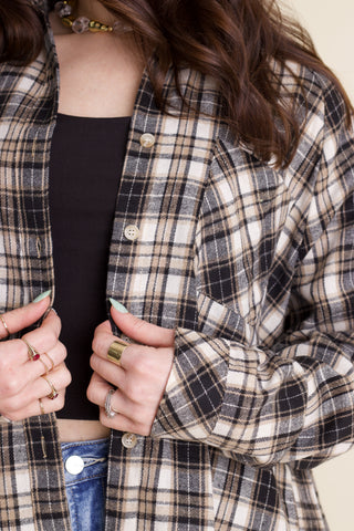 Gift with Grace Button Down Flannel *Final Sale*