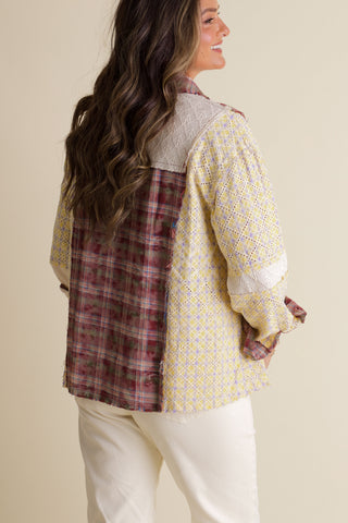 Funny Feeling Button Down Top