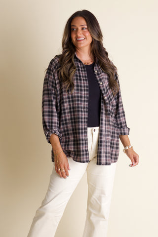 Gift with Grace Button Down Flannel *Final Sale*