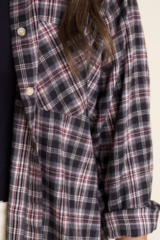 Gift with Grace Button Down Flannel *Final Sale*