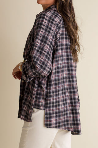 Gift with Grace Button Down Flannel *Final Sale*