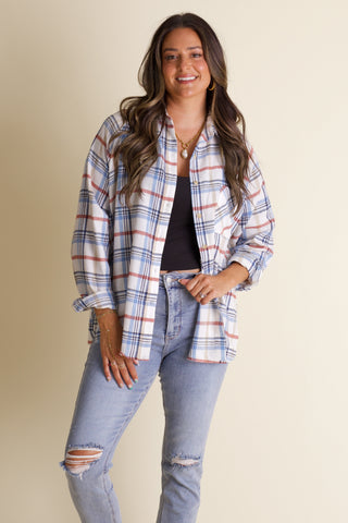 Gift with Grace Button Down Flannel *Final Sale*