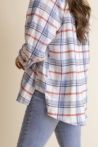 Gift with Grace Button Down Flannel *Final Sale*