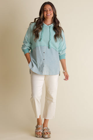 Winter Garden Hooded Top