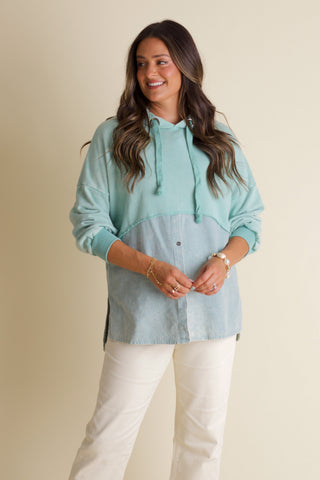 Winter Garden Hooded Top