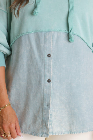 Winter Garden Hooded Top