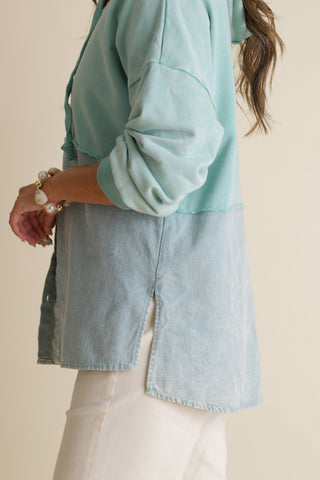 Winter Garden Hooded Top