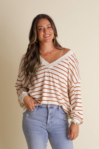 Pretty Slowly V Neck Top