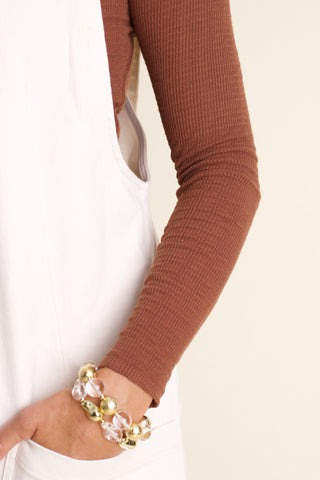 On A Good Note Textured Top