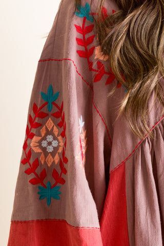 Hold My Hand Embroidery Dress