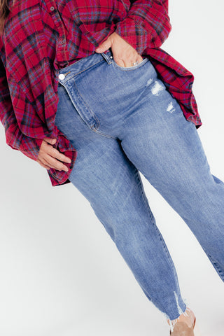 Charlotte High Rise Boyfriend Jeans - CURVY *Final Sale*
