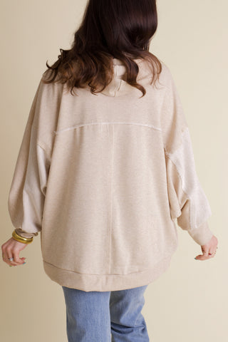 It's My Day Oversized Hooded Cardigan