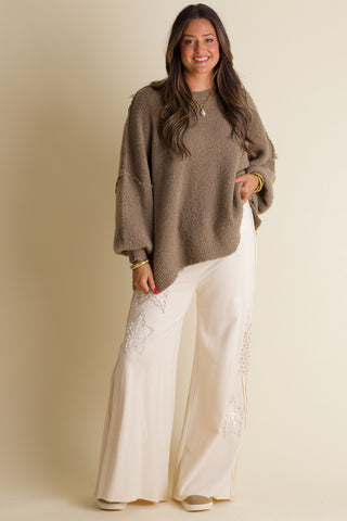 Heard Every Word Knit Sweater