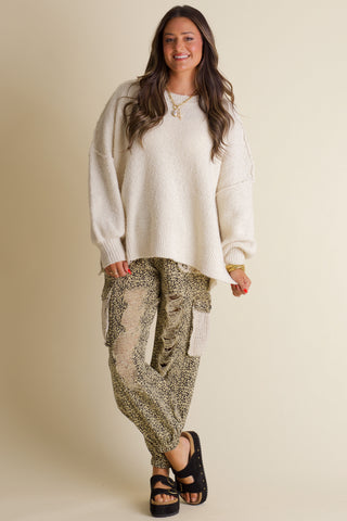 Heard Every Word Knit Sweater