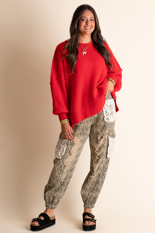 Heard Every Word Knit Sweater