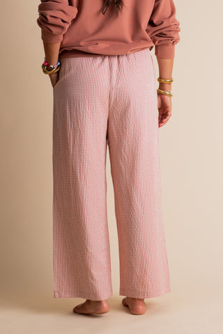 A Little Love Gingham Pants