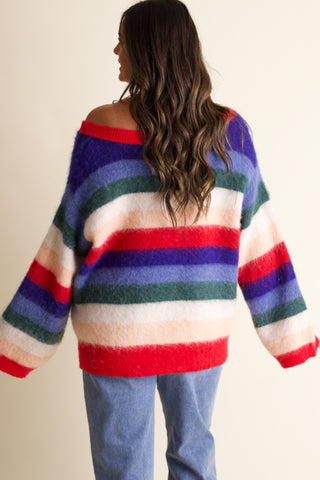 Another Life Striped Sweater