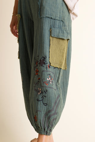 Sweet Secrets Embroidered Pants