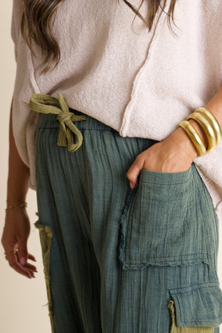 Sweet Secrets Embroidered Pants